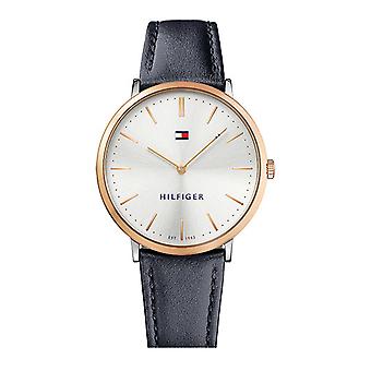 Tommy hilfiger ultra slim reloj para Mujer Analógico de Cuarzo con brazalete de Piel de vaca 1781689