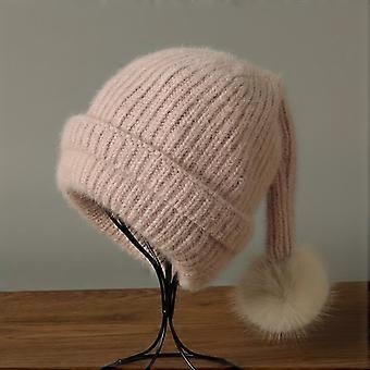 Pantufas femininas fofas e quentinhas de pelúcia, pantufas macias de lã para outono e inverno, confortáveis ​​para uso casual em ambientes internos e externos.