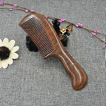 Wooden Wide Tooth Hair Comb Set for Women Anti Static Sandalwood Detangling and Styling
