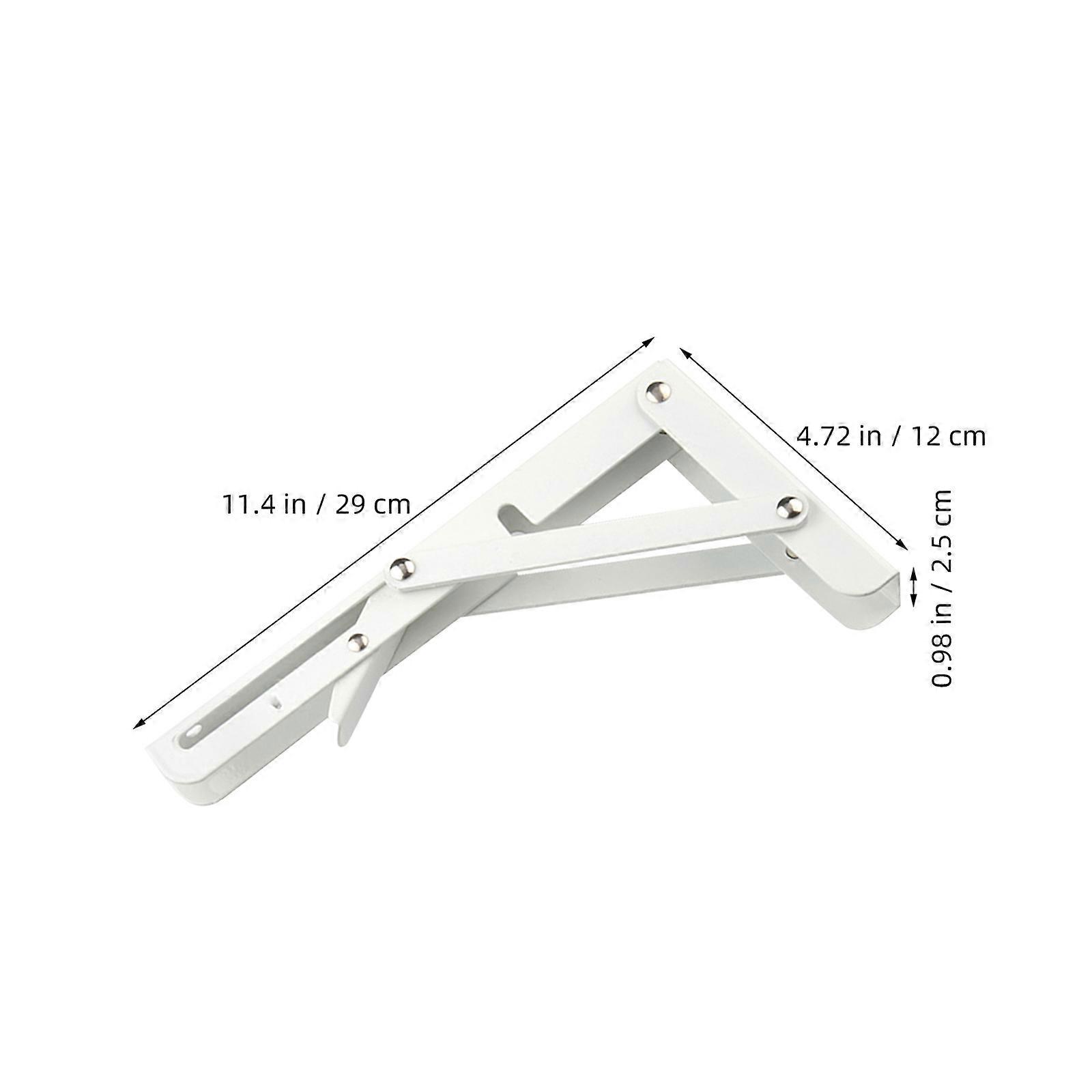 Desktop Folding Bracket for Table 2Pcs Steel Triangular Support