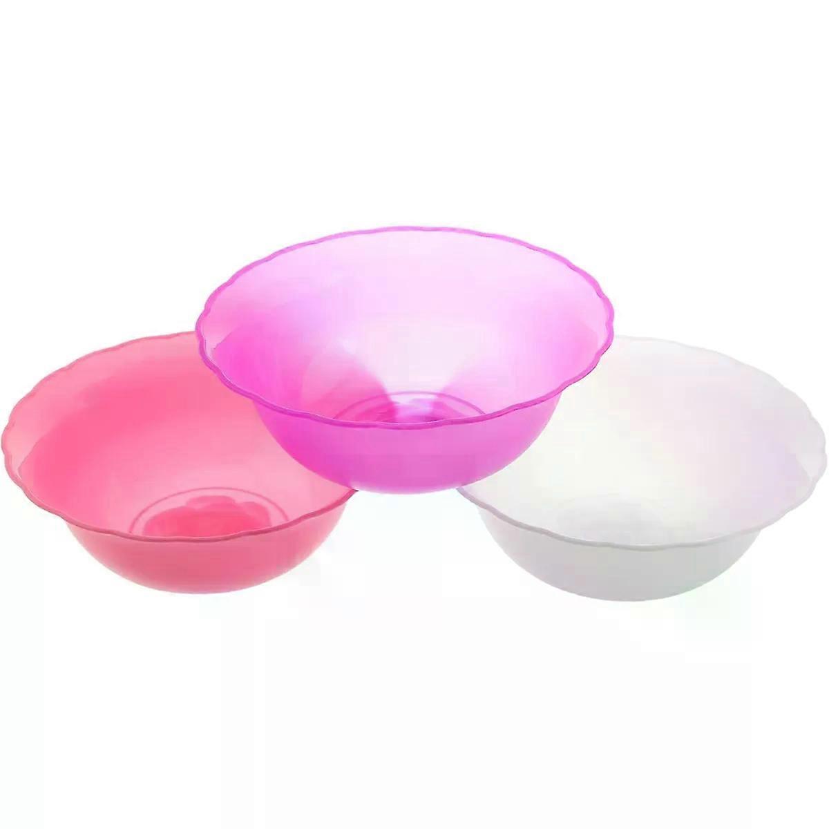 Plastic Wash Basin 3pcs for Face Cleaning and Laundry