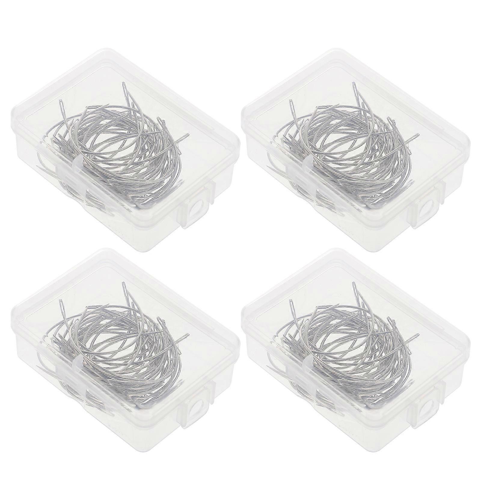 C-Shaped Needle Multi-Function Upholstery Needles for Sewing 4 Boxes Pack