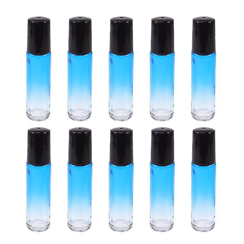 10pcs 10ml Mini Glass Vial Bottles Empty Smalll Bottles Portable Perfume Storage Container For Home Travel