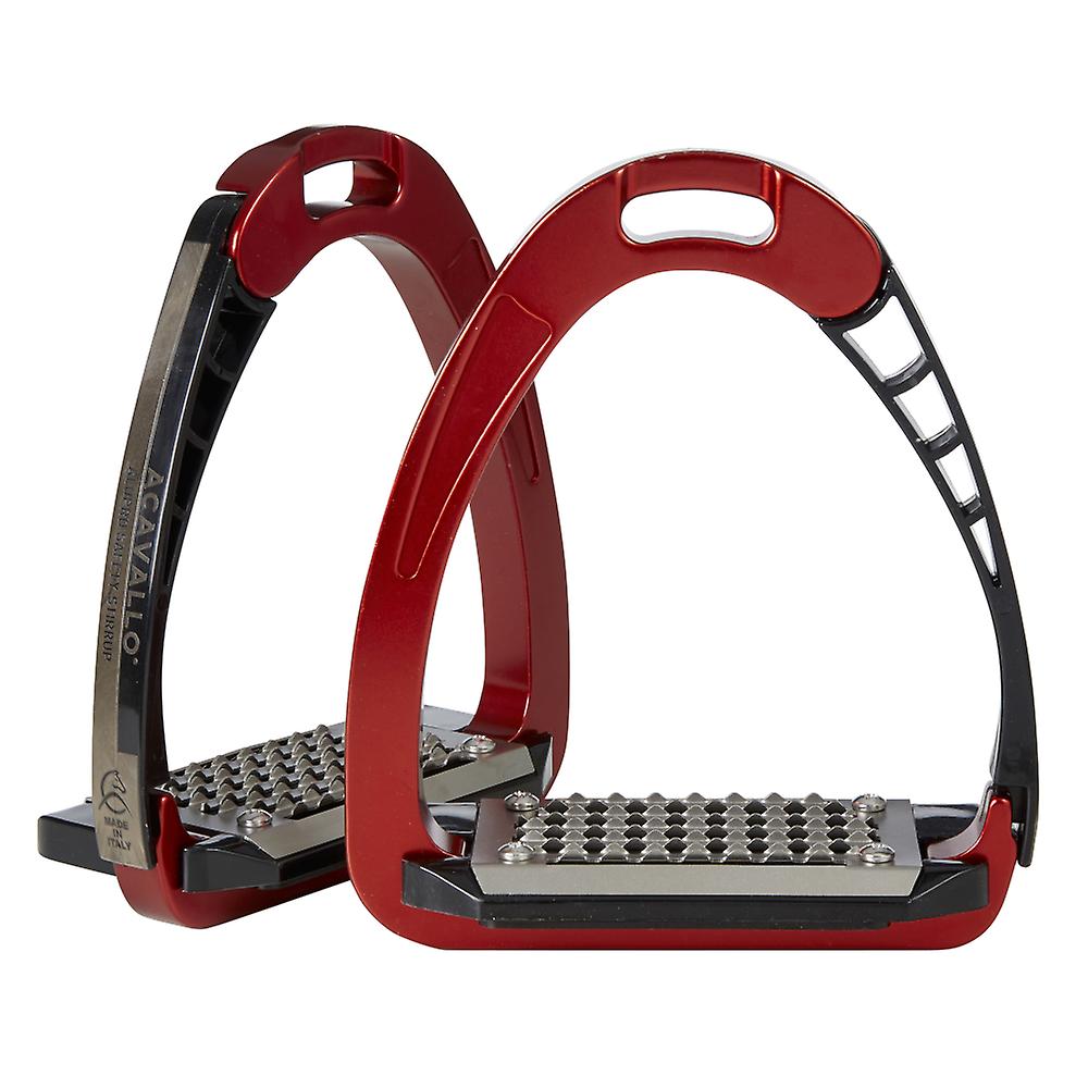Acavallo Arena Alupro Stirrups - Red