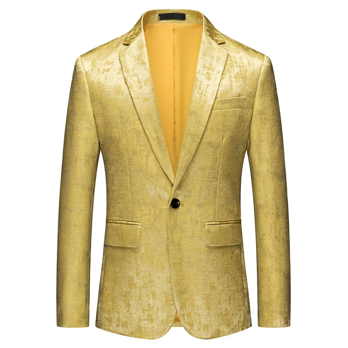 Cloudstyle Men's Formal Slim Fit Patterned Suit Jacket