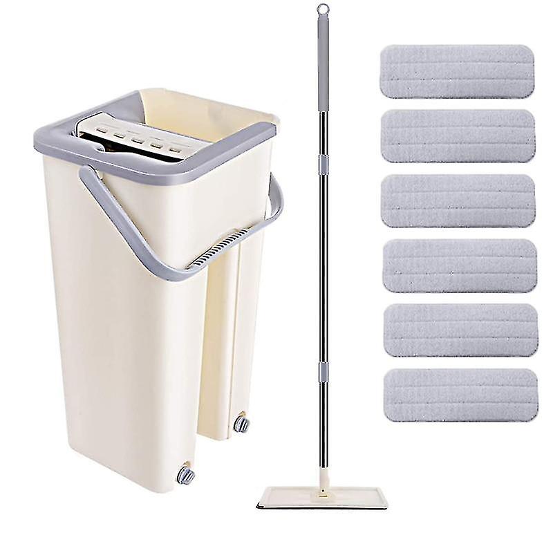 Scratch Le Lazy Mop Free Hand Washing Flat Mop Flat Microfiber Mop