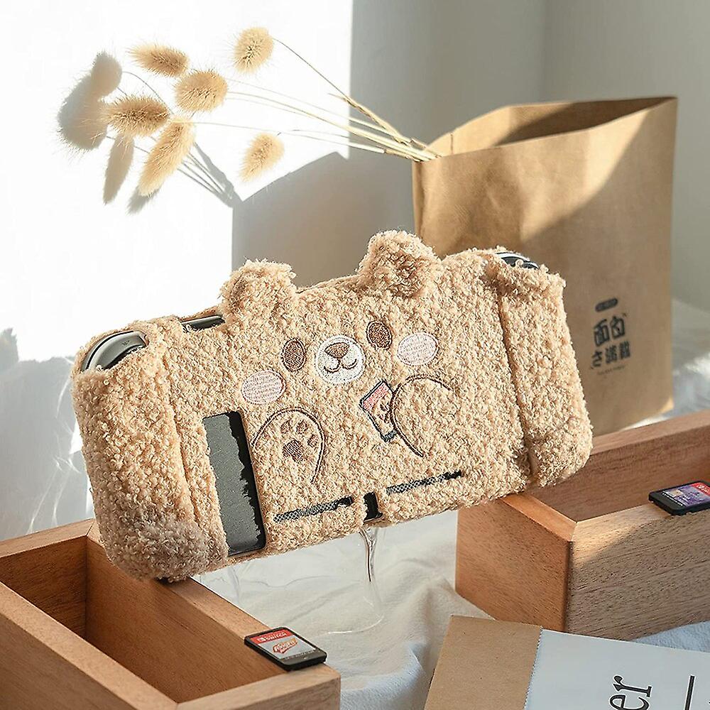 Cute Plush Protective Case Compatible With Nintendo Switch Game