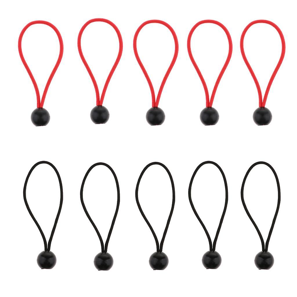 10 Pack Multi-function Ball Head Elastic Straps Heavy Duty Bungee Cords