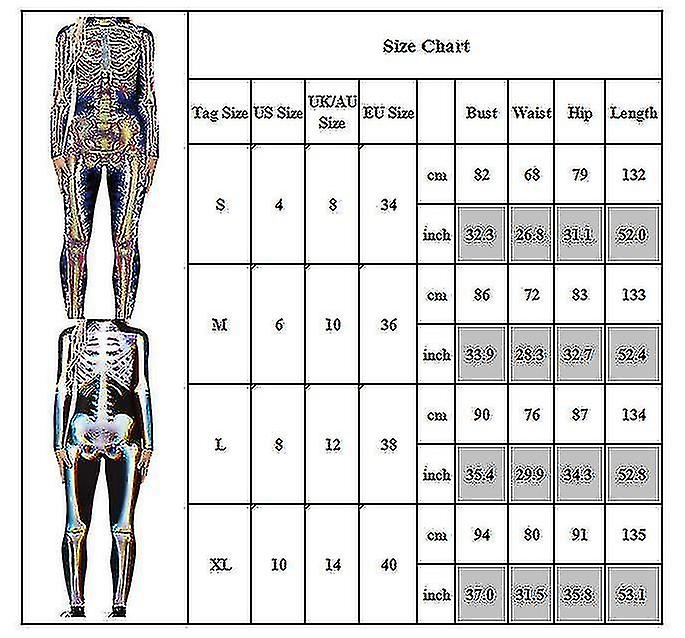 Adult Women's Skeleton Print Bodysuit main image 1