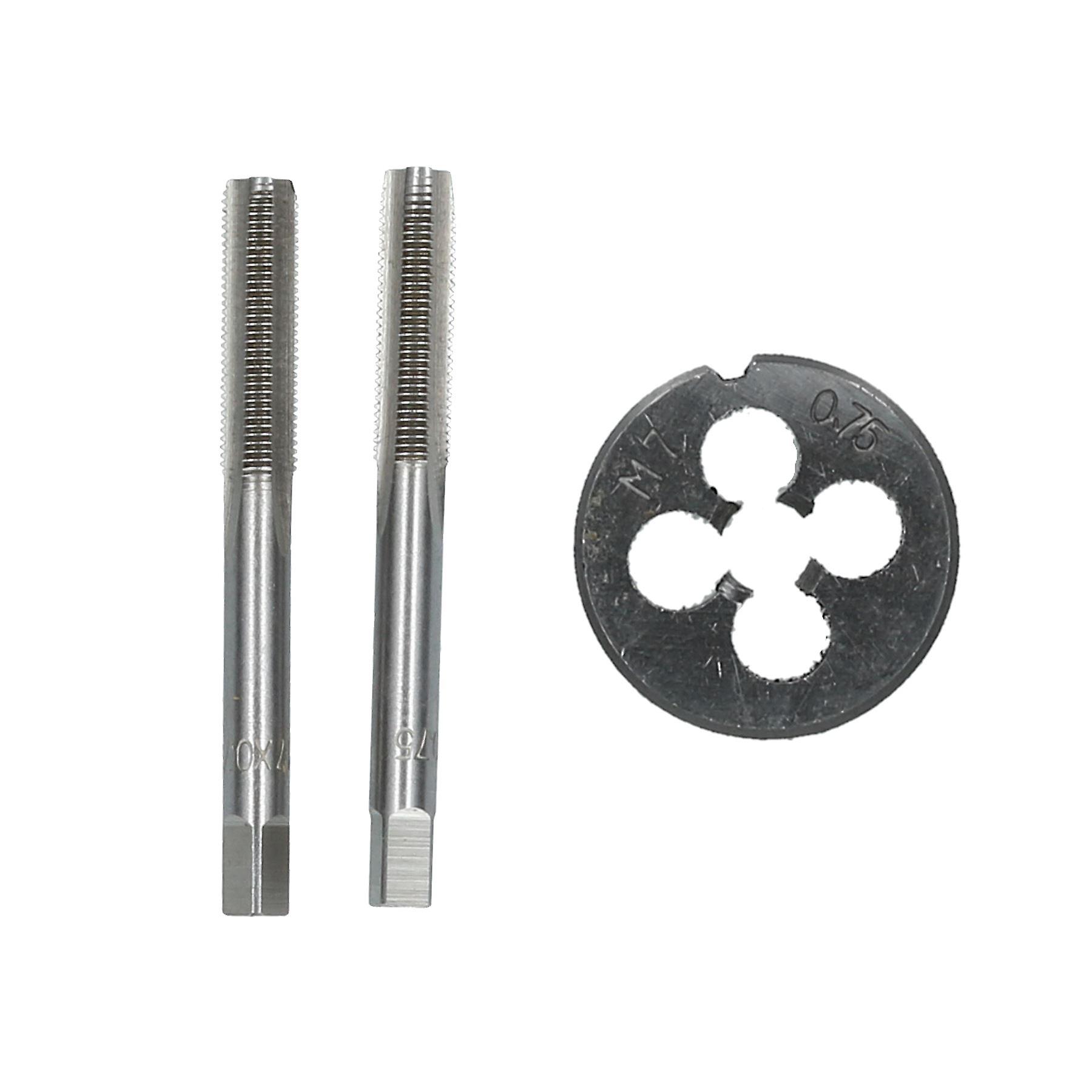M7 x 0.75mm Metric Tap and Die Tungsten Steel Taper and Plug TD029_TD064