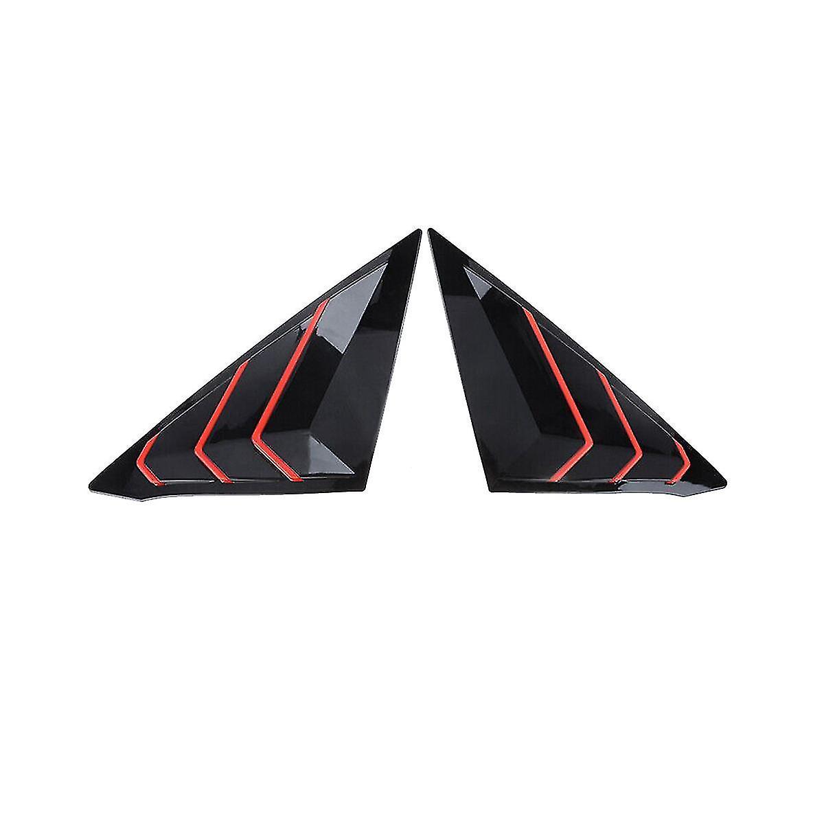 Per 2022 2023 Berlina Side Quarter Ow Louver Shutter Cover G + rosso