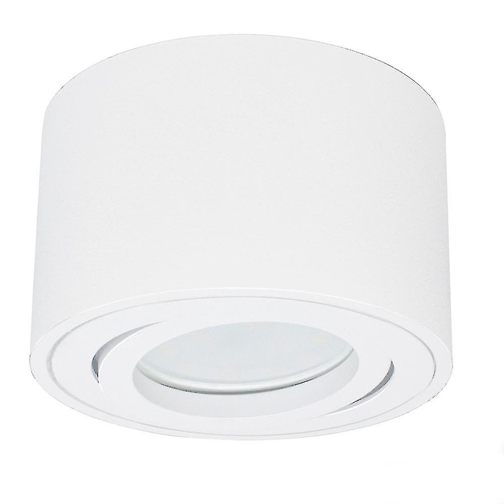 Adjustable Surface Mounted Led Spotlight 80x50mm Ceiling Light Round White Surface Mounted