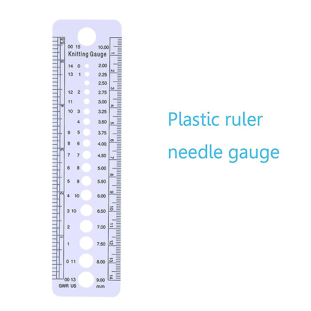 Knitting Needle Gauge Ruler, Sewing Tools