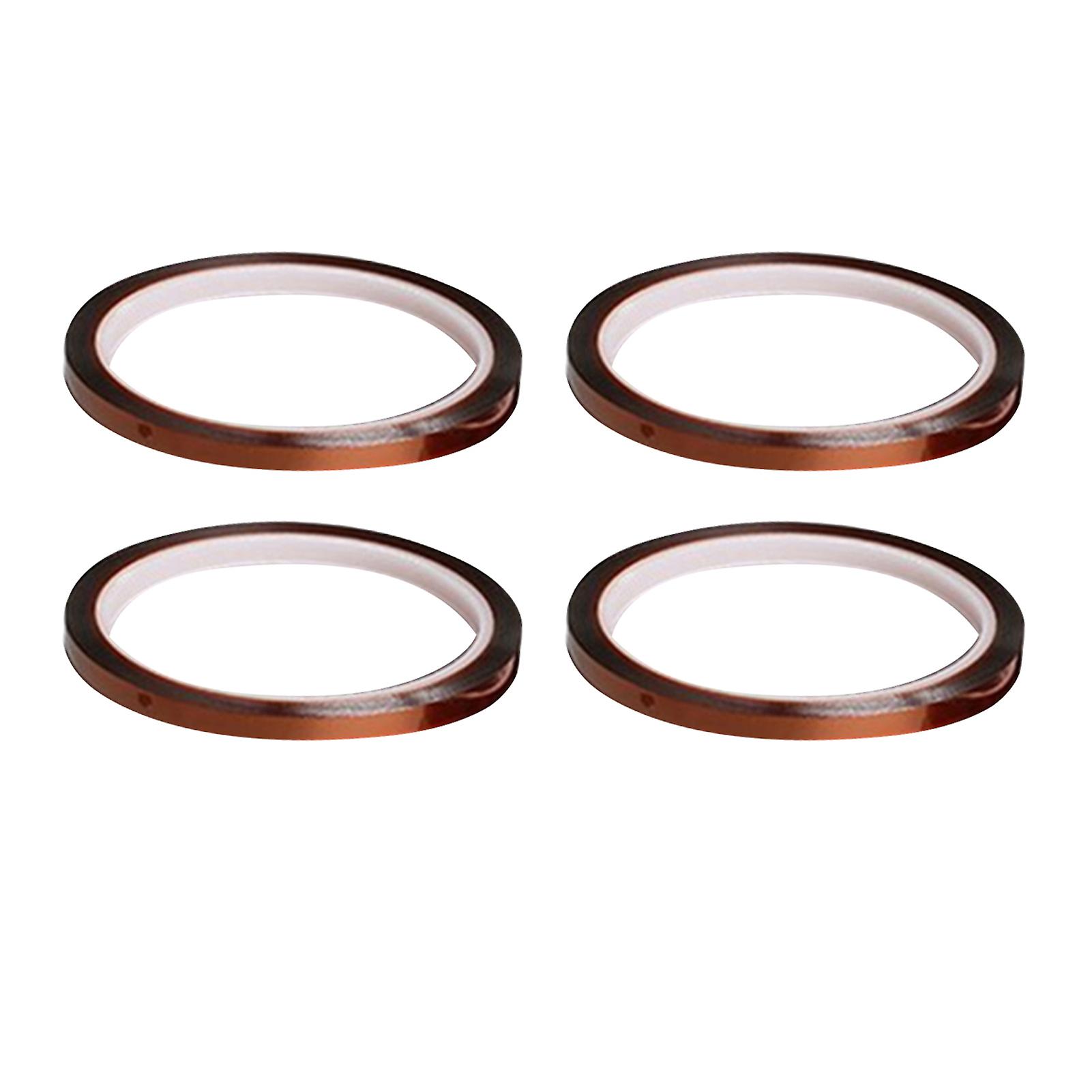 4 Rolls of 0.5cm x 33m High Temperature Resistant Thermal Tapes, Insulating, Sublimation