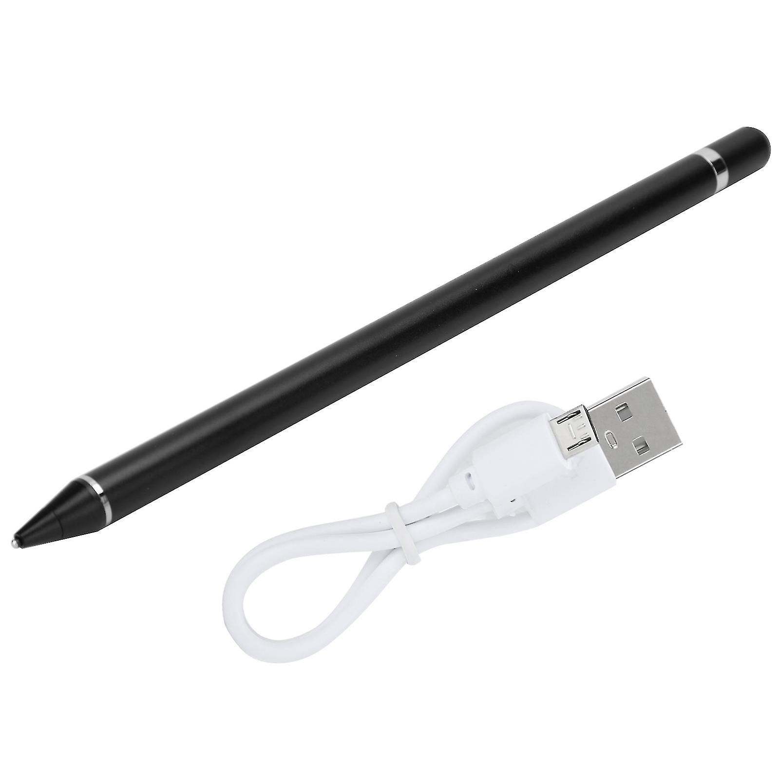 For iOS Android Tablet Stylus Capacitance Pen Tablet Touch Control Pen(Black)
