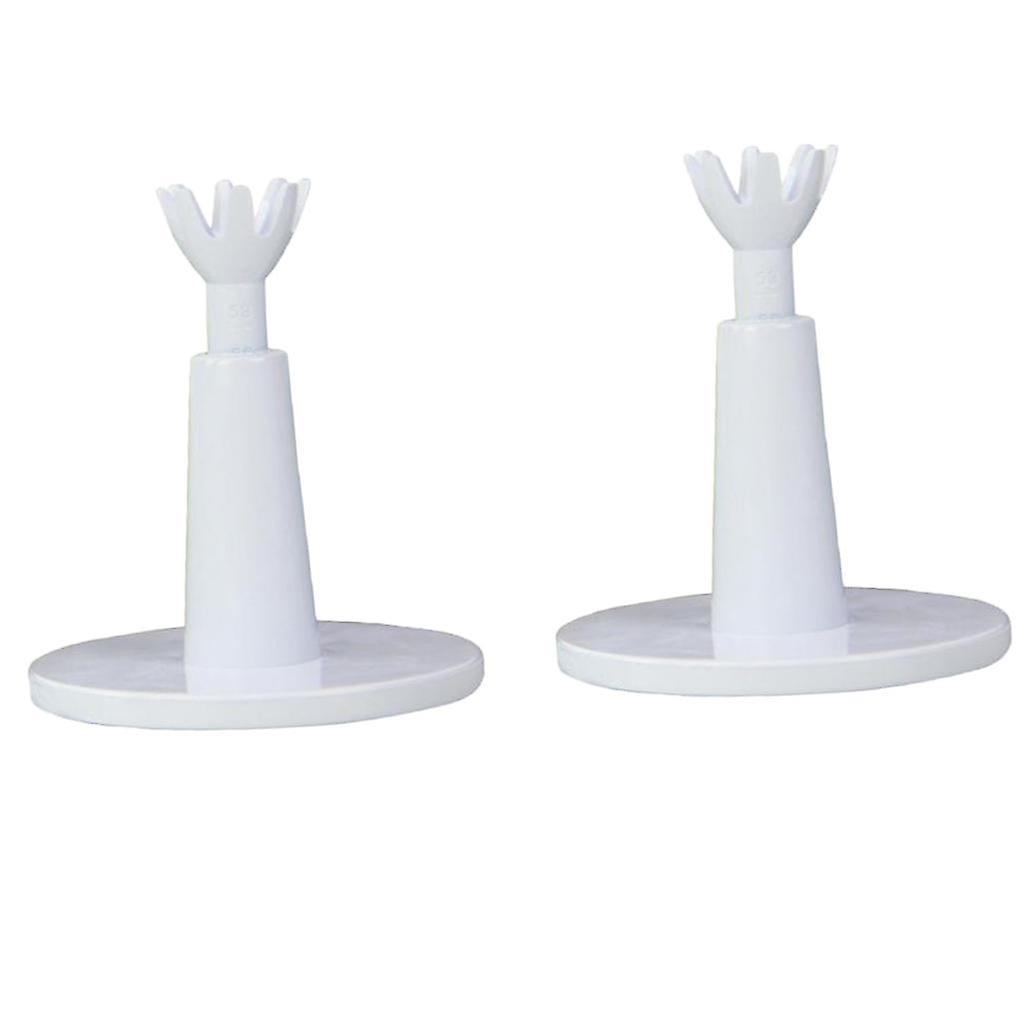 Adjustable Golf Tees Soft Rubber Golf Ball Nails with Eight Claws 2-Pack