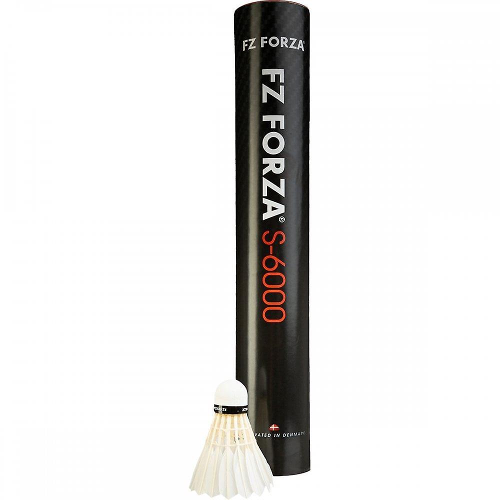 FZ Forza S-6000 Badminton Shuttlecock Speed 77 Durable Feather Shuttles x12Pcs