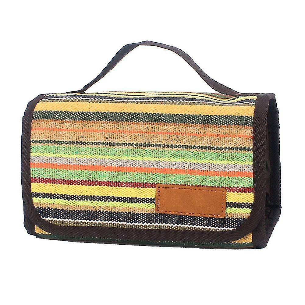 化粧品トイレタリーバッグハンドル付きエスニックアウトドアキャンプメイクアップ収納ポータブル化粧品オーガナイザー折りたたみ式ジッパー