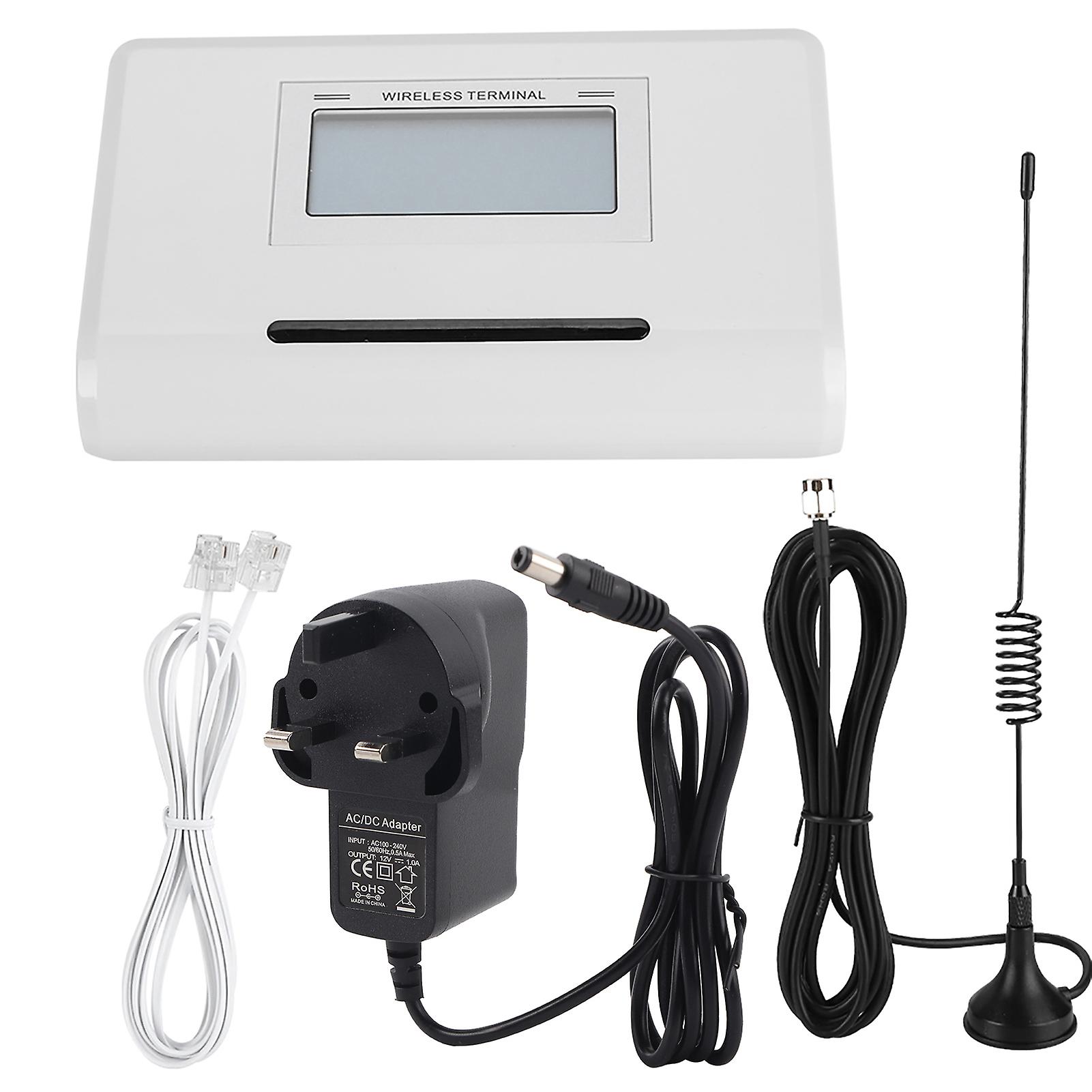 GSM Wireless Terminal Fixed Phone with LCD Display for Alarm System 12V DTMF Anti-Noise Caller ID