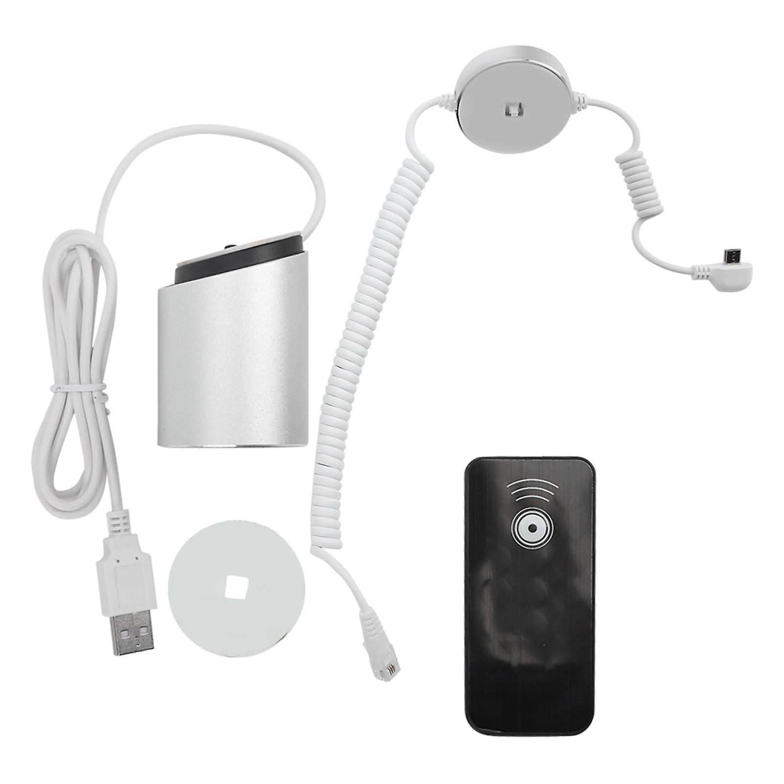 Anti-Theft Cell Phone Display Stand with Alarm, Charging Function, and Remote Control