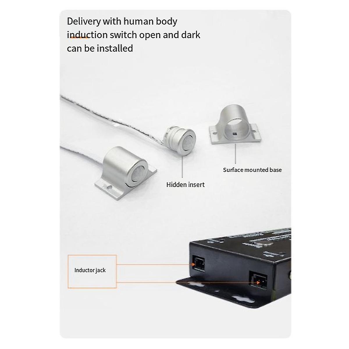 Stair Led Motion Sensor Light Controller 32 Channel Pir Dimming Controller For Indoor Motion Night Light 12v/24v