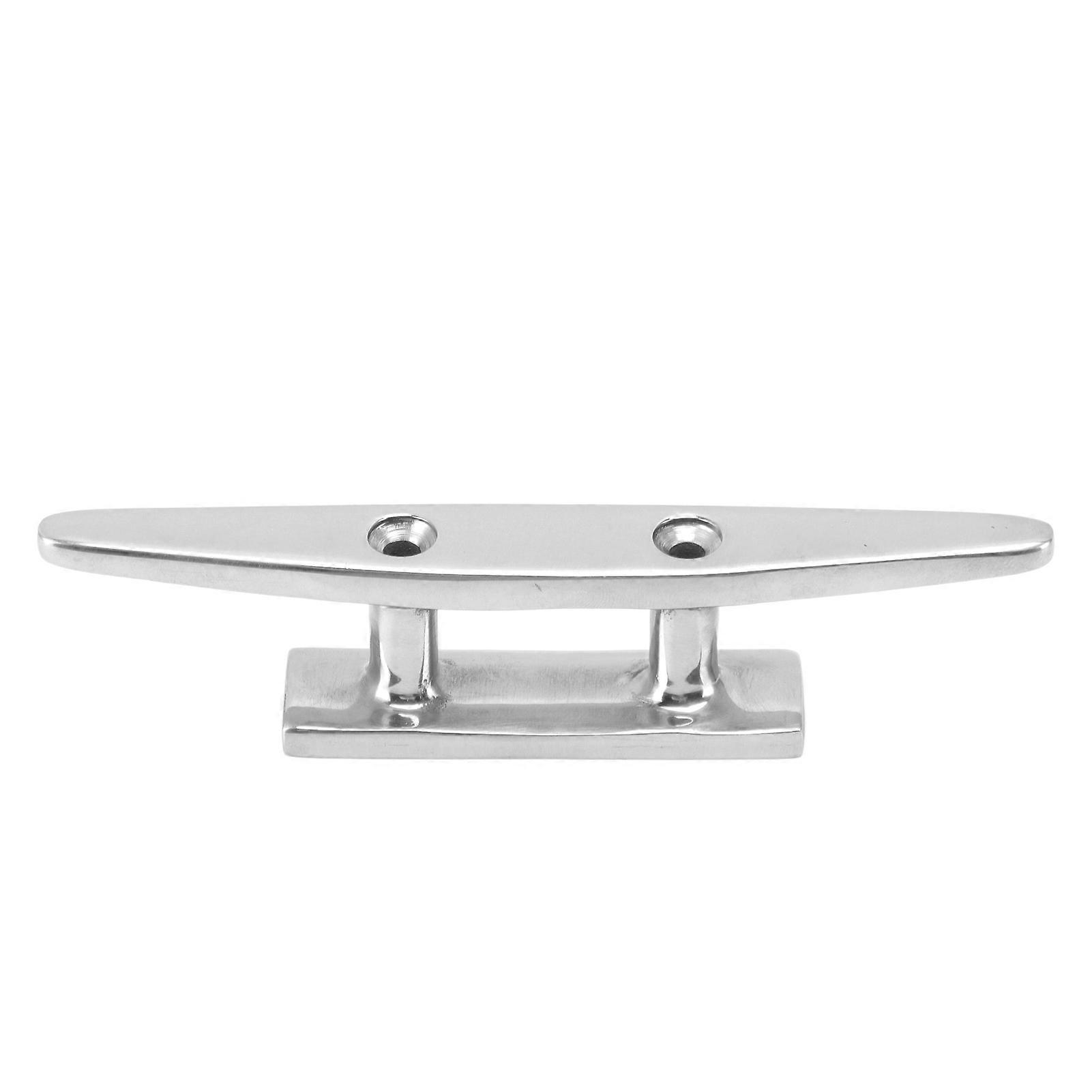 Taquet de quai plat en acier inoxydable, pièce de rechange pour corde de pont de bateau de qualité marine, 150 mm/6 pouces