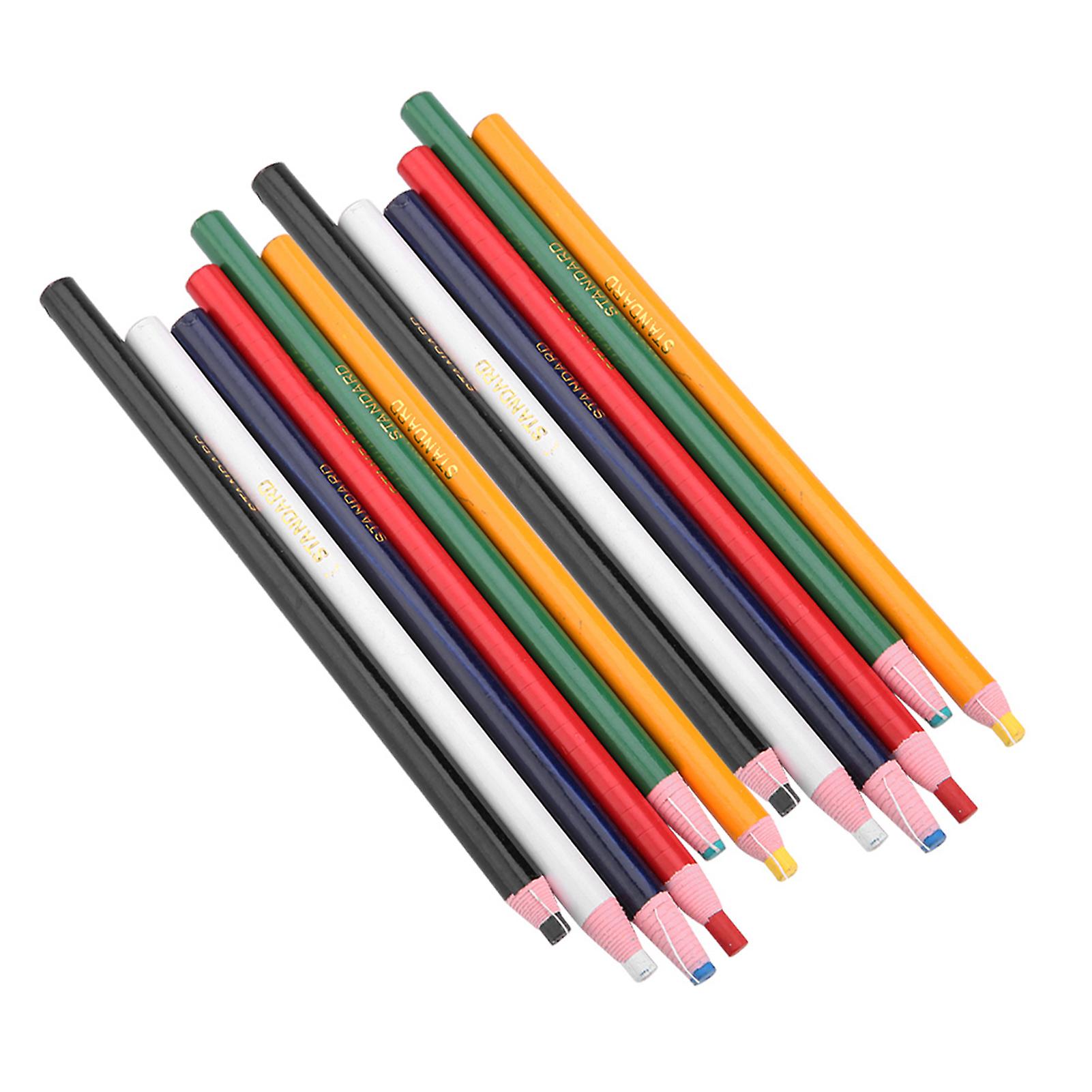 12pcs Mixed Color Fabric Marker Pens Sewing Accessories for Tailor Dressmaker Crafts
