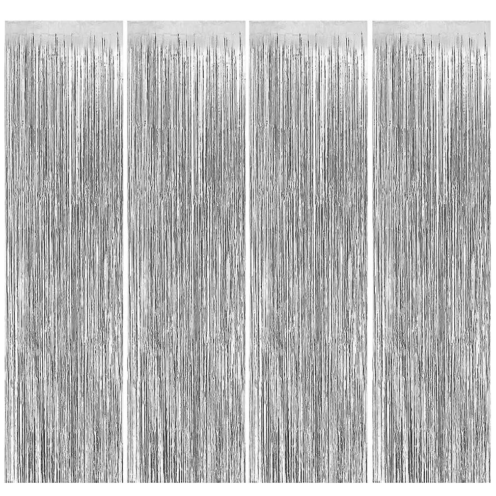 Gardiner-4stk-1 * 2,5 meter sølv