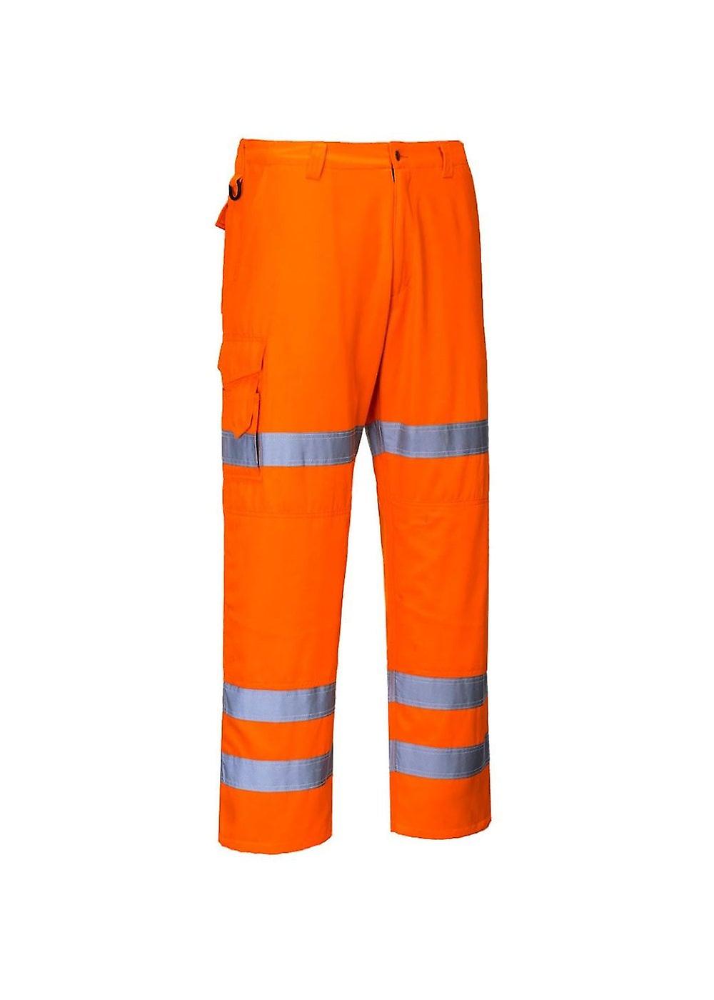 Men's Portwest Hi-Vis Three Band Combat Trouser RT49