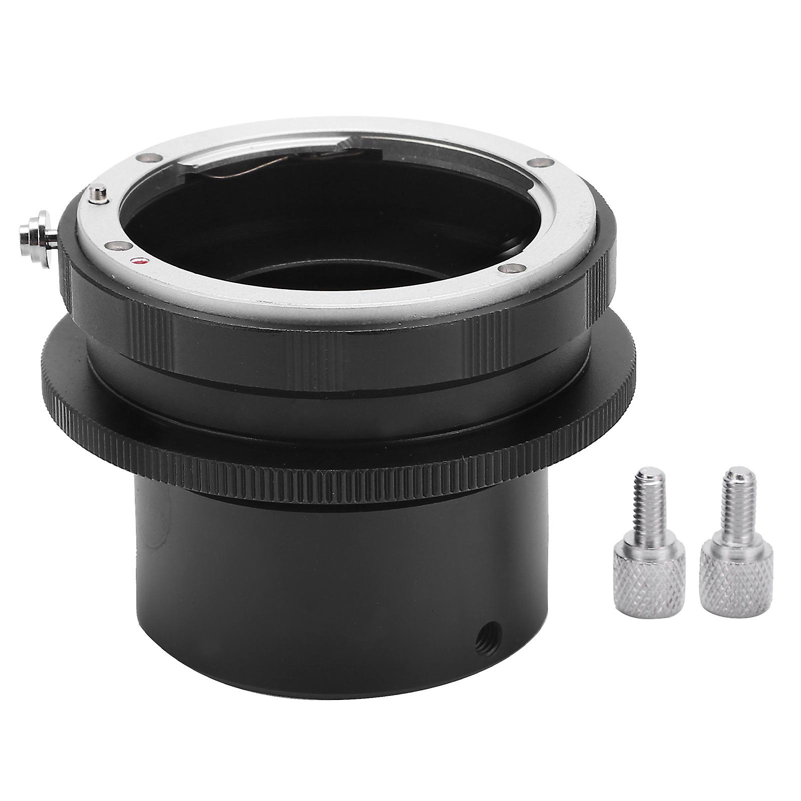 Nikon F Macro Lens Adapter - 1.25in Aluminum Camera to Eyepiece Connector, Durable Design