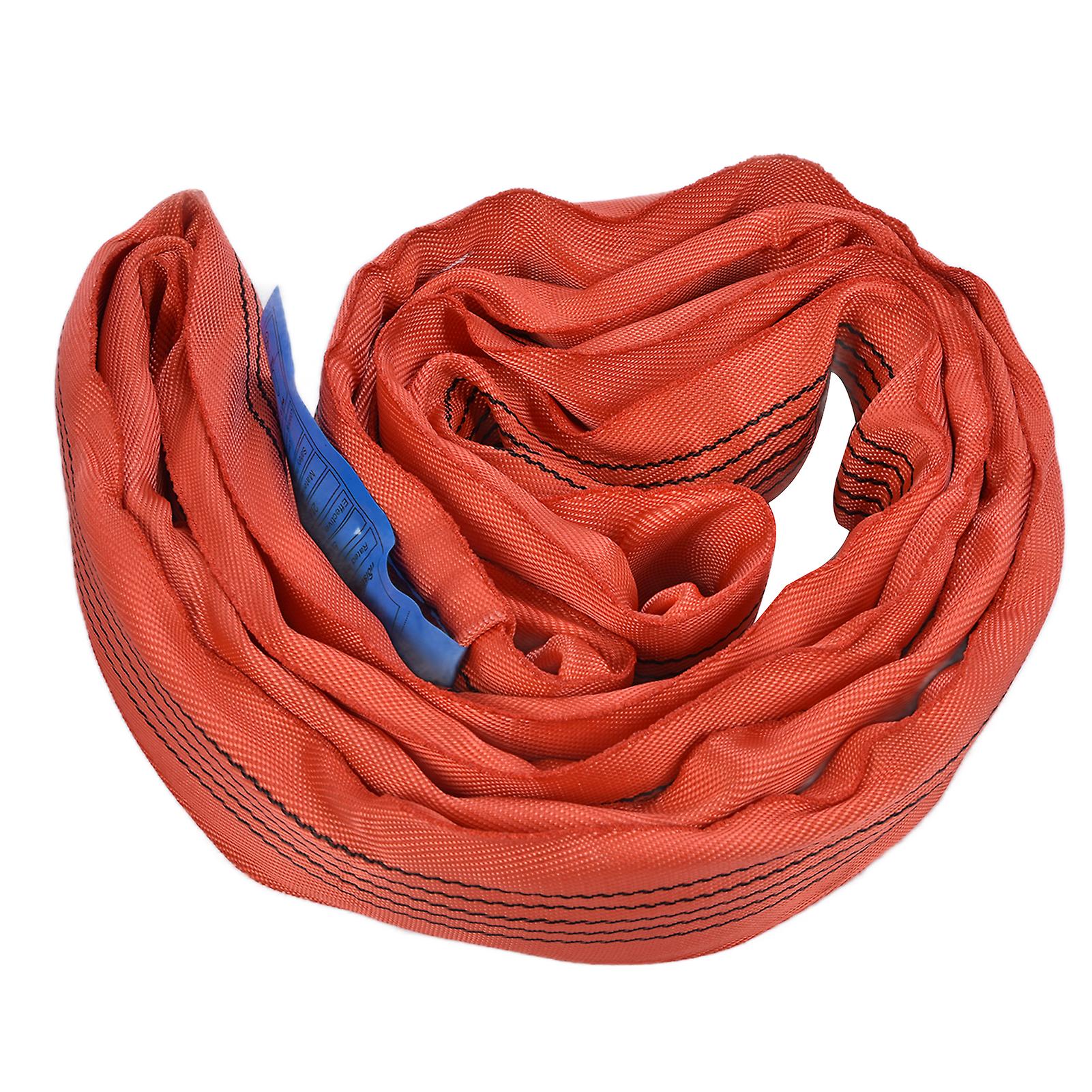 5T Round Lifting Sling PES Endless Loop Crane Webbing Straps Rigging Accessories Wide 75mm5 Meters