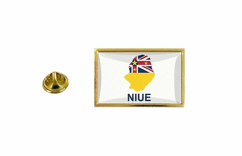 pine pine pine badge pine pin-apos;s flag country map NU niue