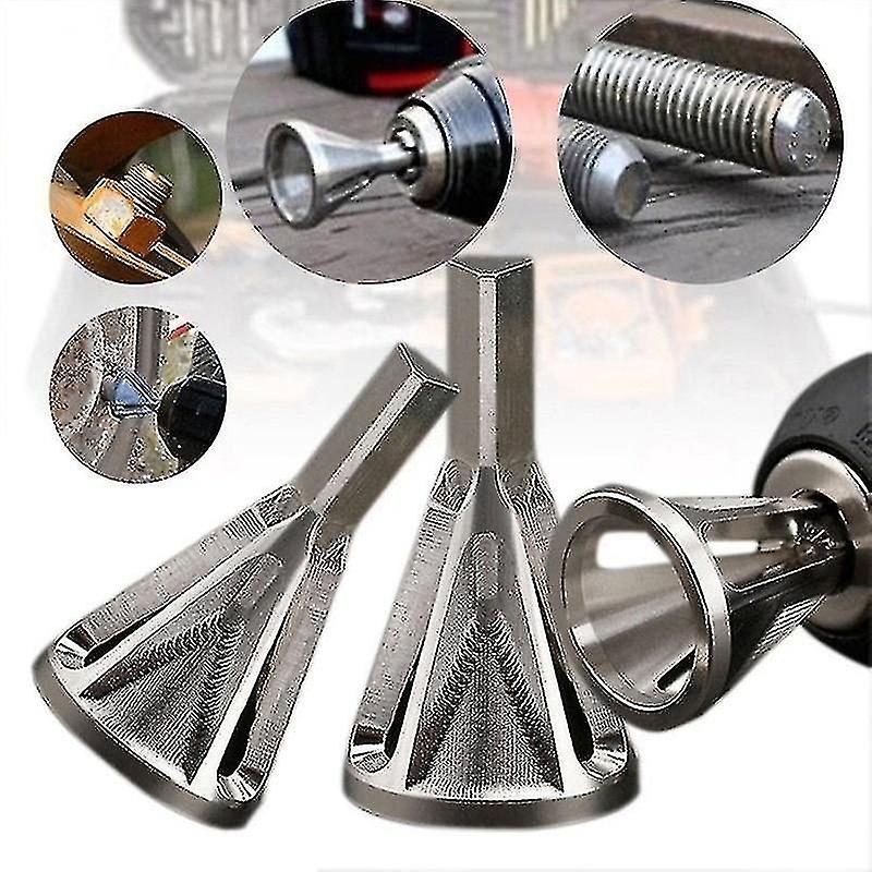 Deburring External Chamfer Tool for Chuck Drill Bit - Metal Burr Removal