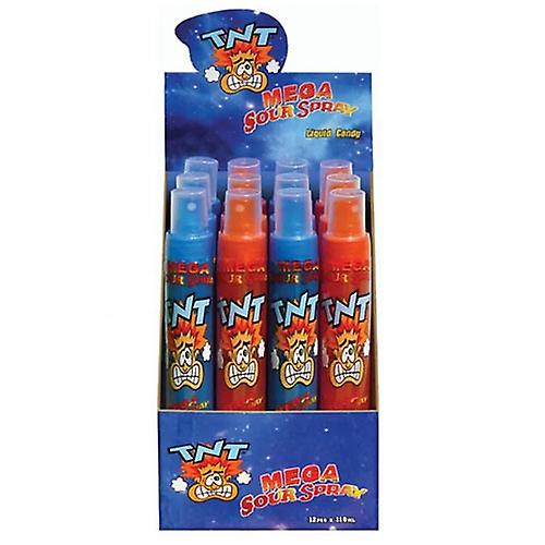 ASSORTED TNT Mega Candy Sour Spray 12x110mL Bursting Tangy Fruity Flavour