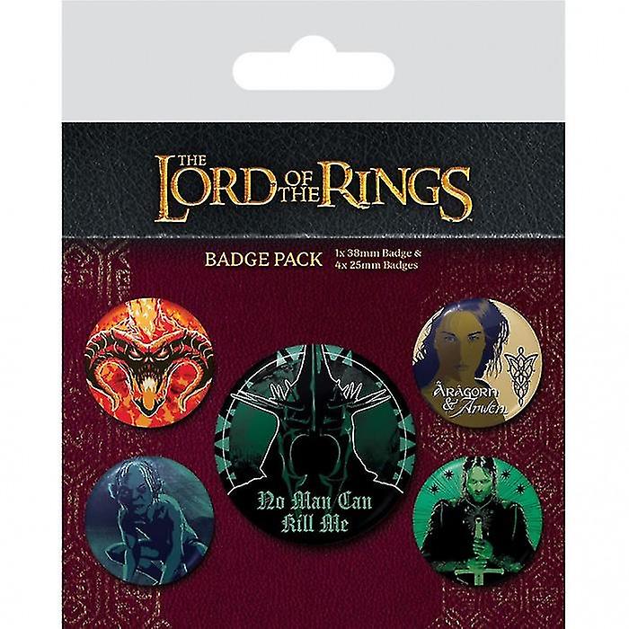 The Lord Of The Rings Be Bold Badge Set (Pack of 5)