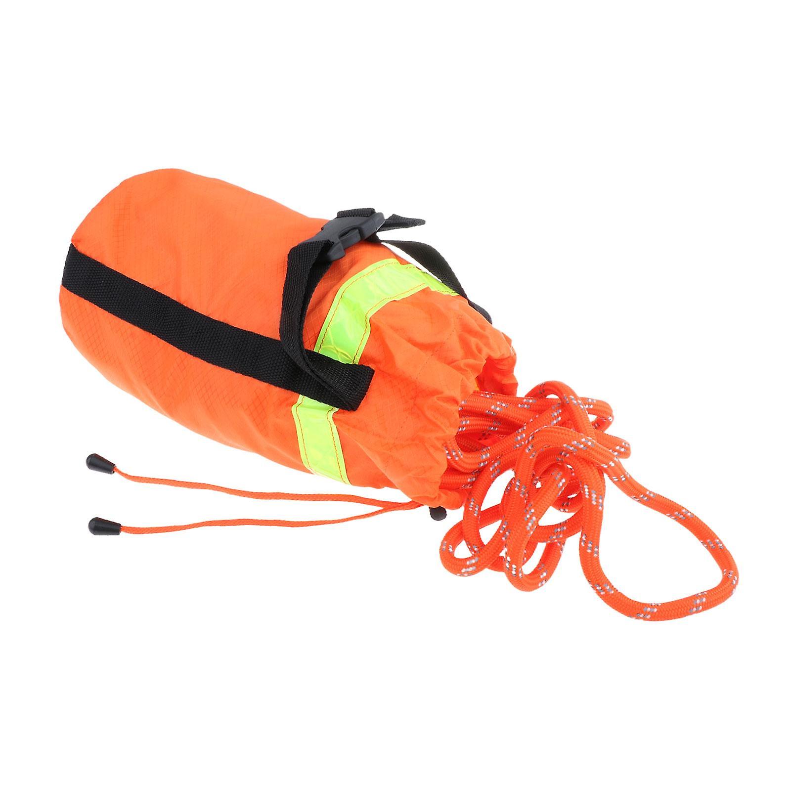 Water Throwable Throw Bag Reflective Canoeing Rafting Floating Throwing Line 16m Rope