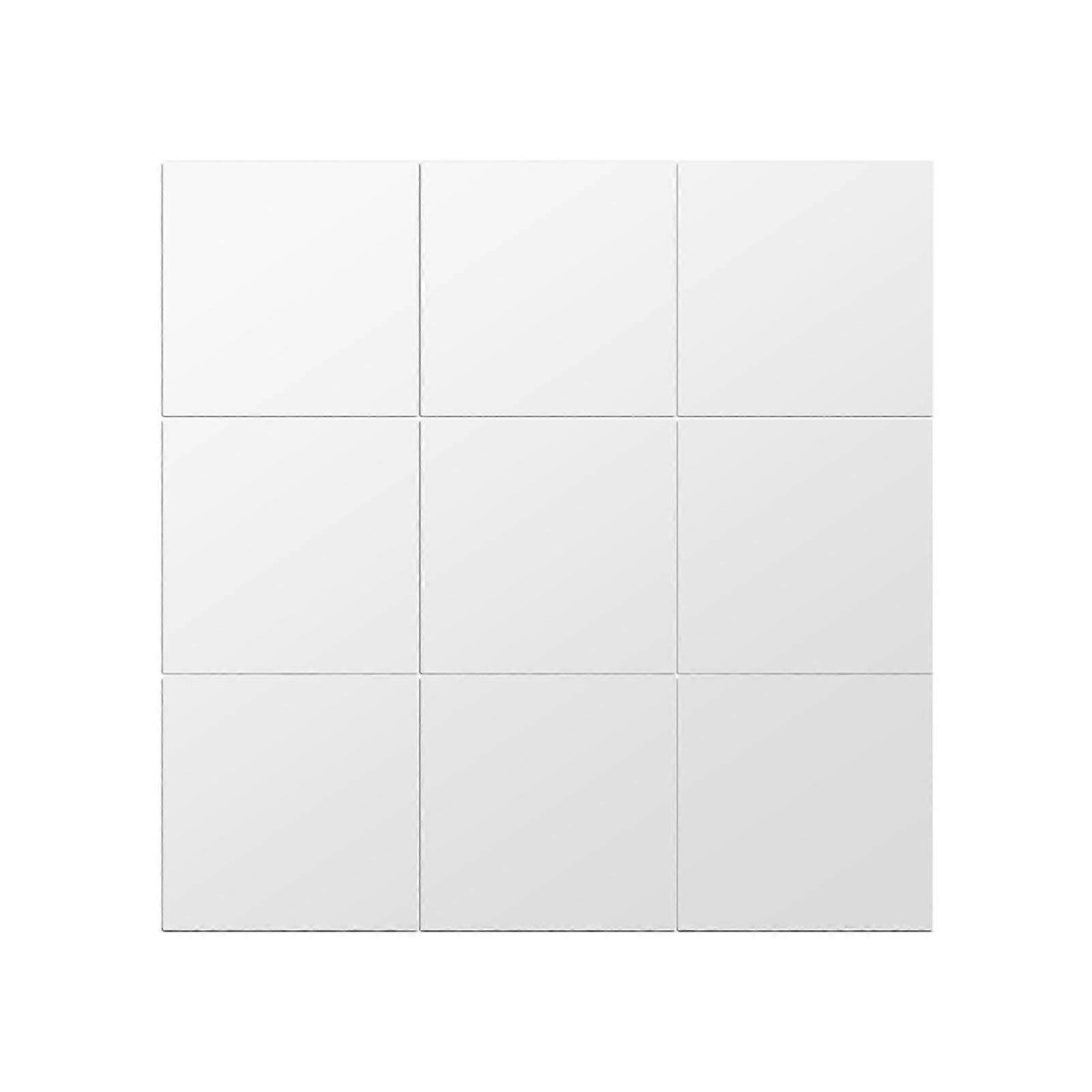 16pcs 15cm 3D Square Acrylic Wall Stickers