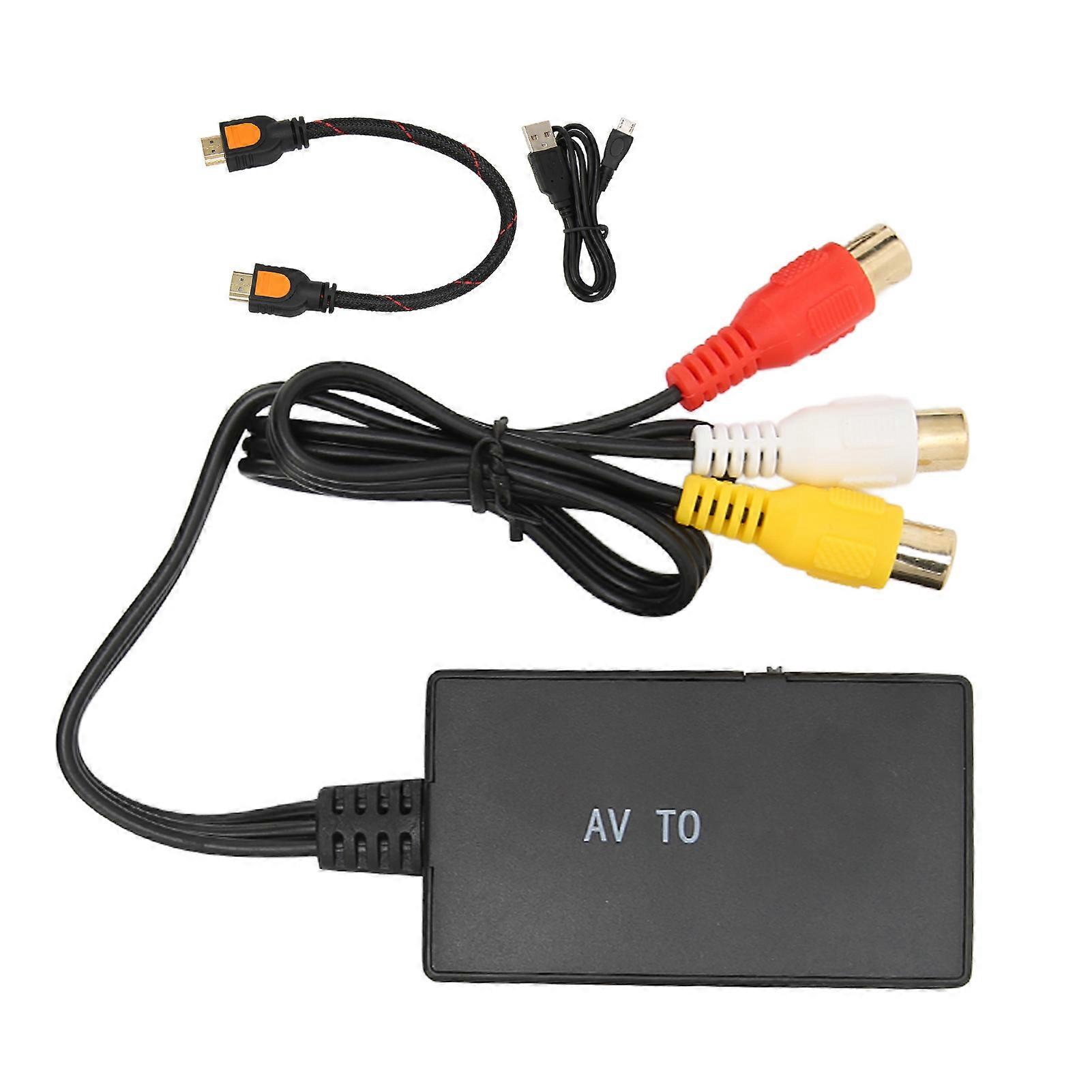 Av To Hd Multimedia Interface Converter Converter With Hd Multimedia Interface Cable For Ps One For Ps2 For Ps3 For Stb