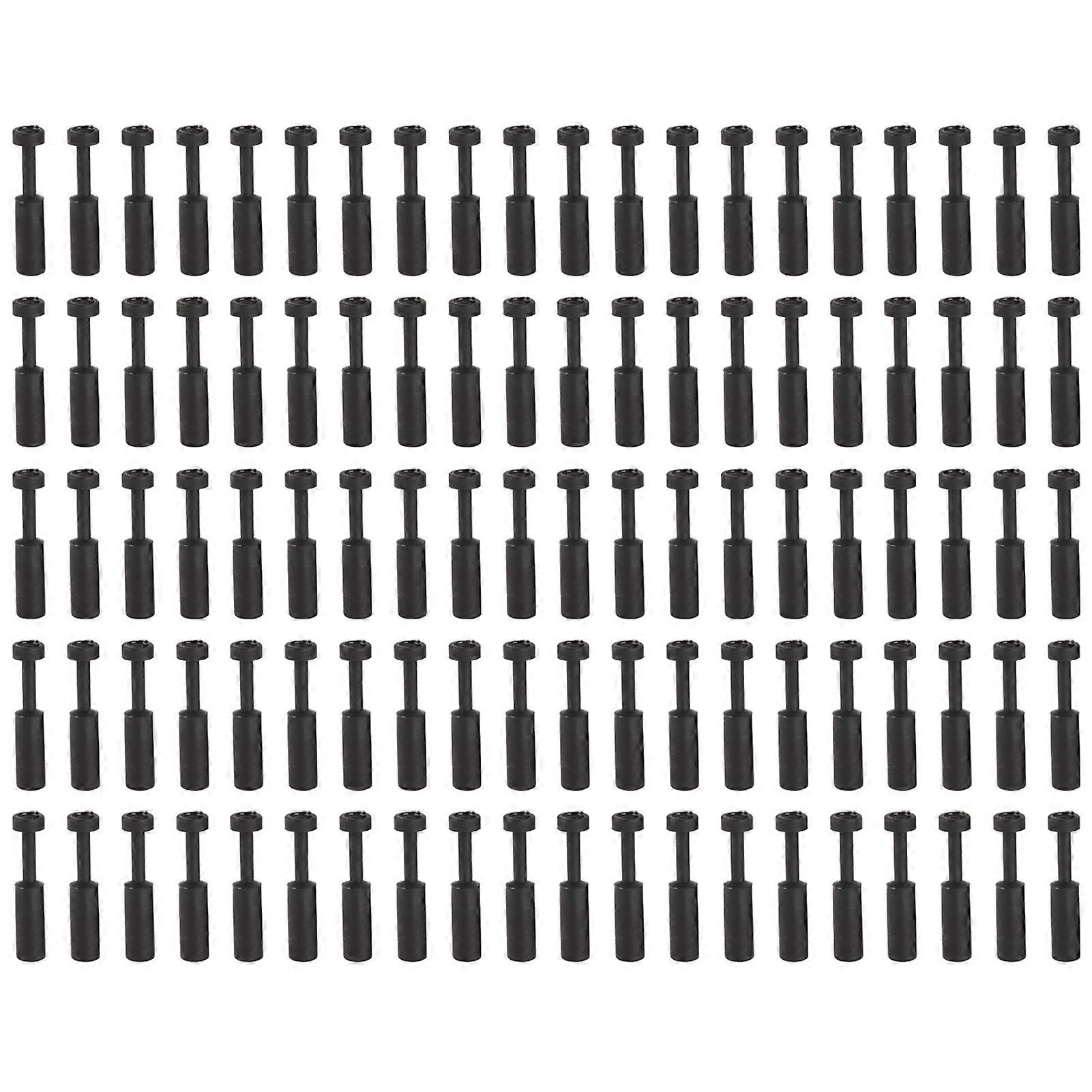 100Pcs End Plug Pneumatic Composite Pipe Connector Quick Connect Plug Pushin Tube Fitting
