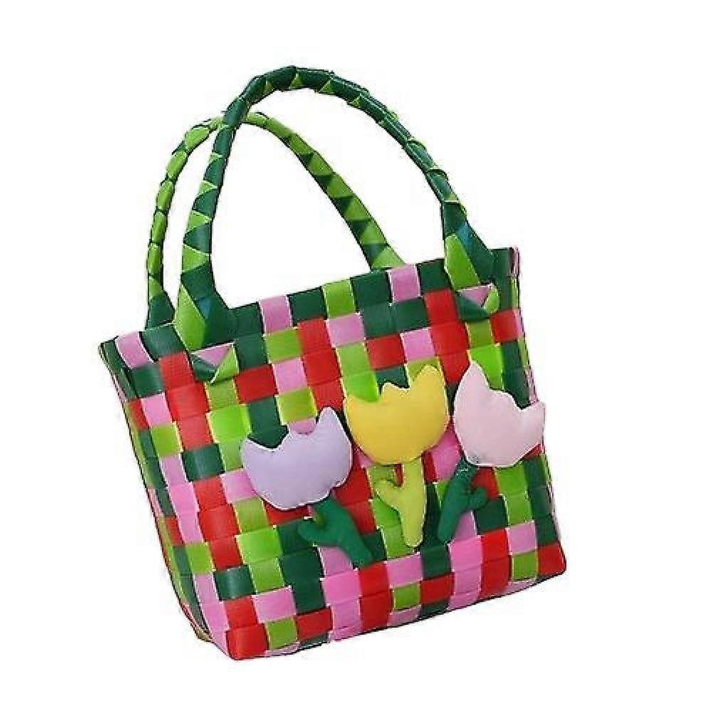 Handcrafted Tote - Cotton Line Artistry - Versatile - Mini