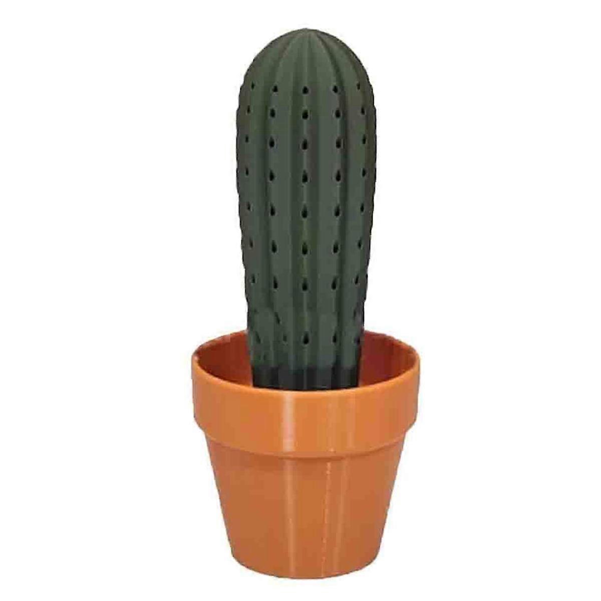 Cactus Toothpick Holder, Toothpick Cactus, 3D Printed Cactus Simulation Potted Toothpick Box Dark Green