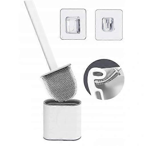 Toilet Brush Water Leak Proof With Base Silicone