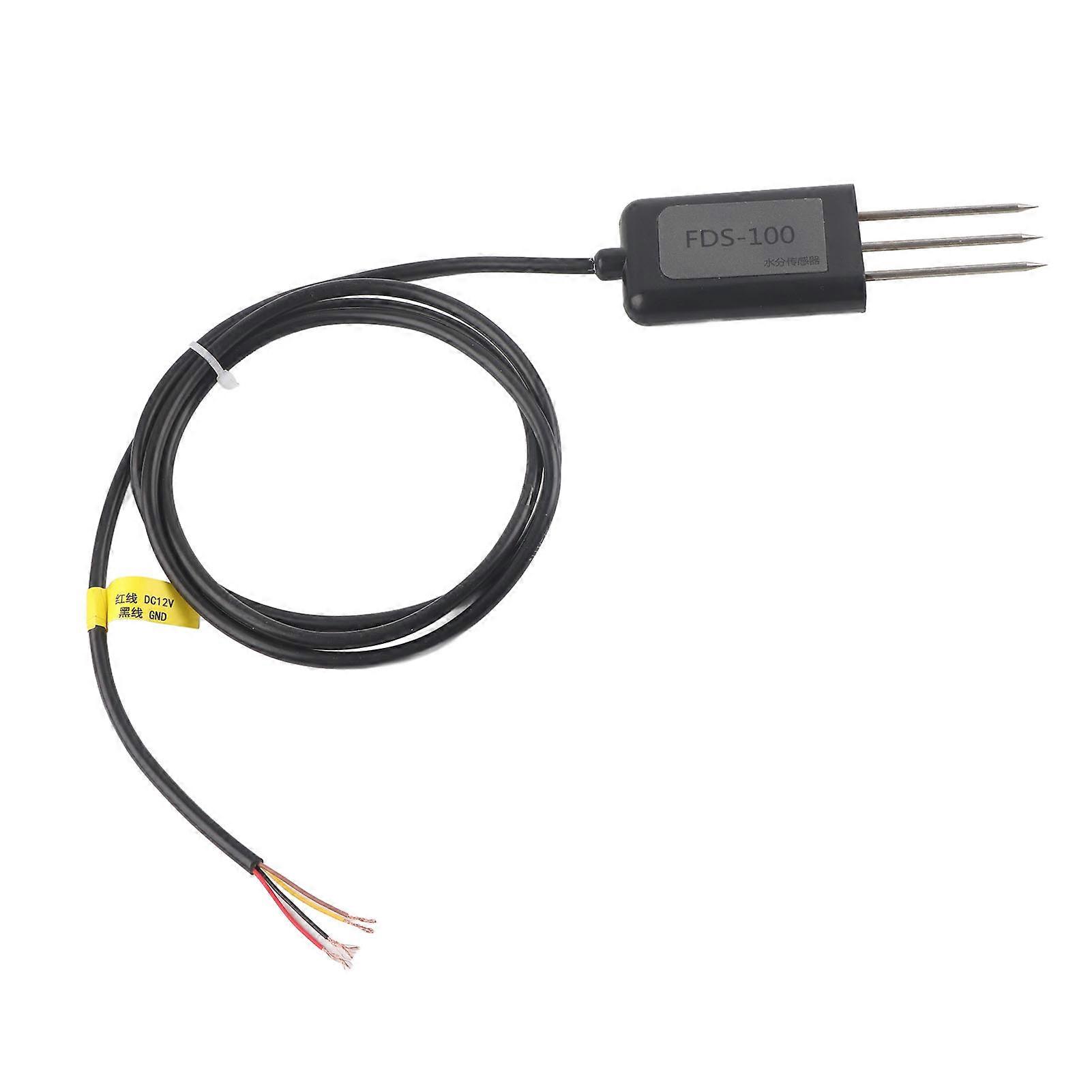 IP68 Soil Moisture Sensor Humidity Transducer for Garden Greenhouse Agriculture 0100% 2s ResponseOutput RS485 724V