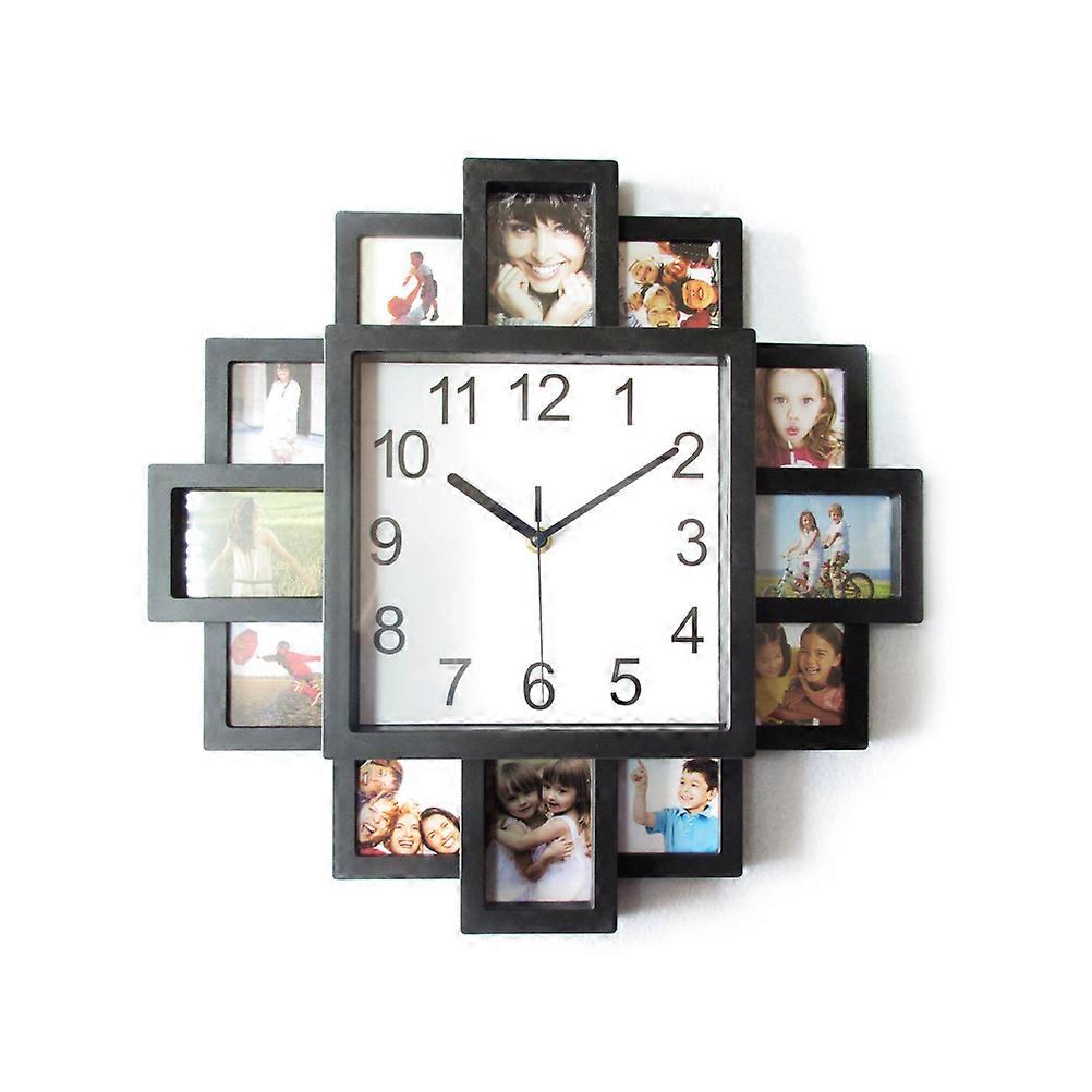 Modern Photo Frame Clock Wall Clock with Photo Frame Decorative Clock
