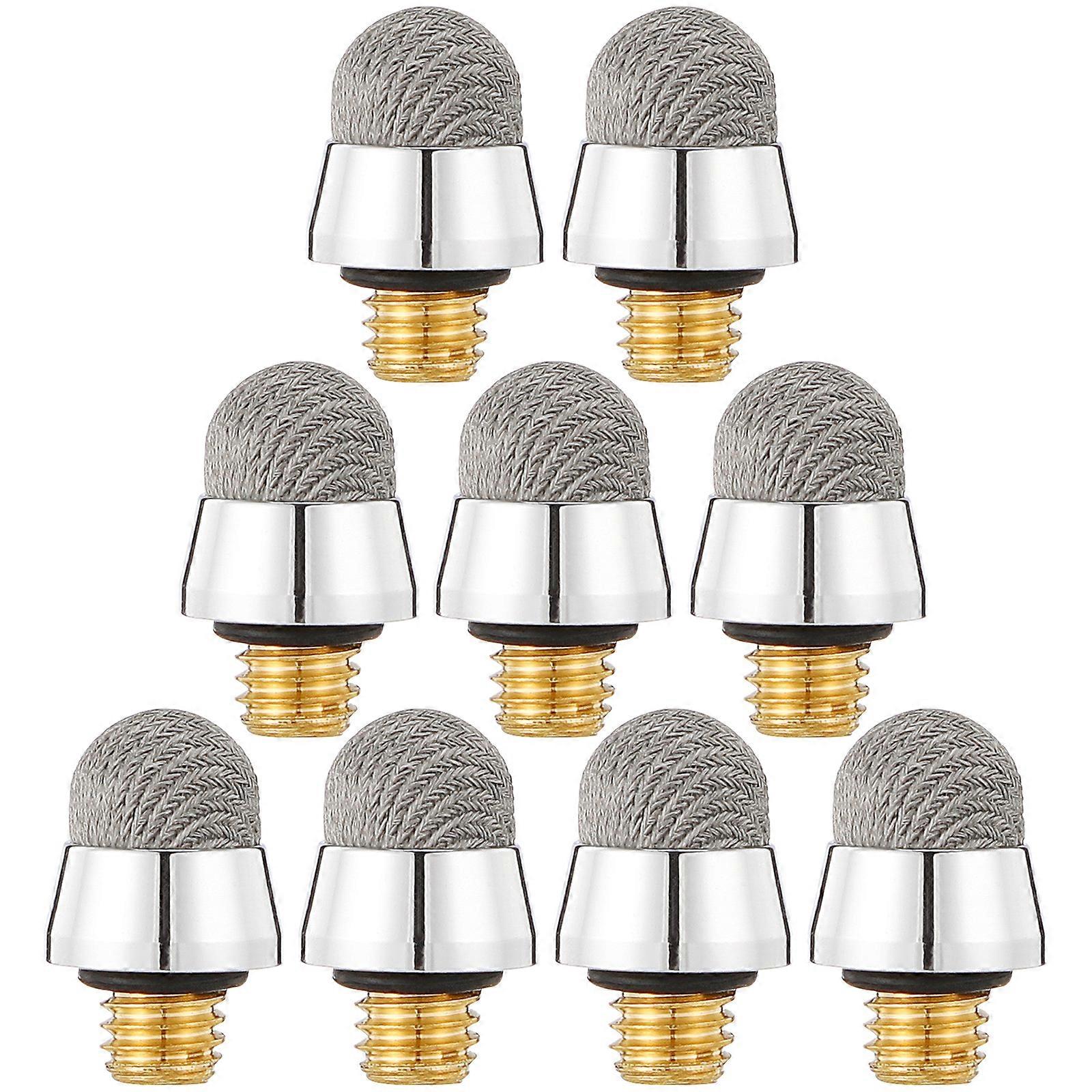 10Pcs M5 External Thread 6.4mm Electroplated Capacitive Pen Replacement Tips