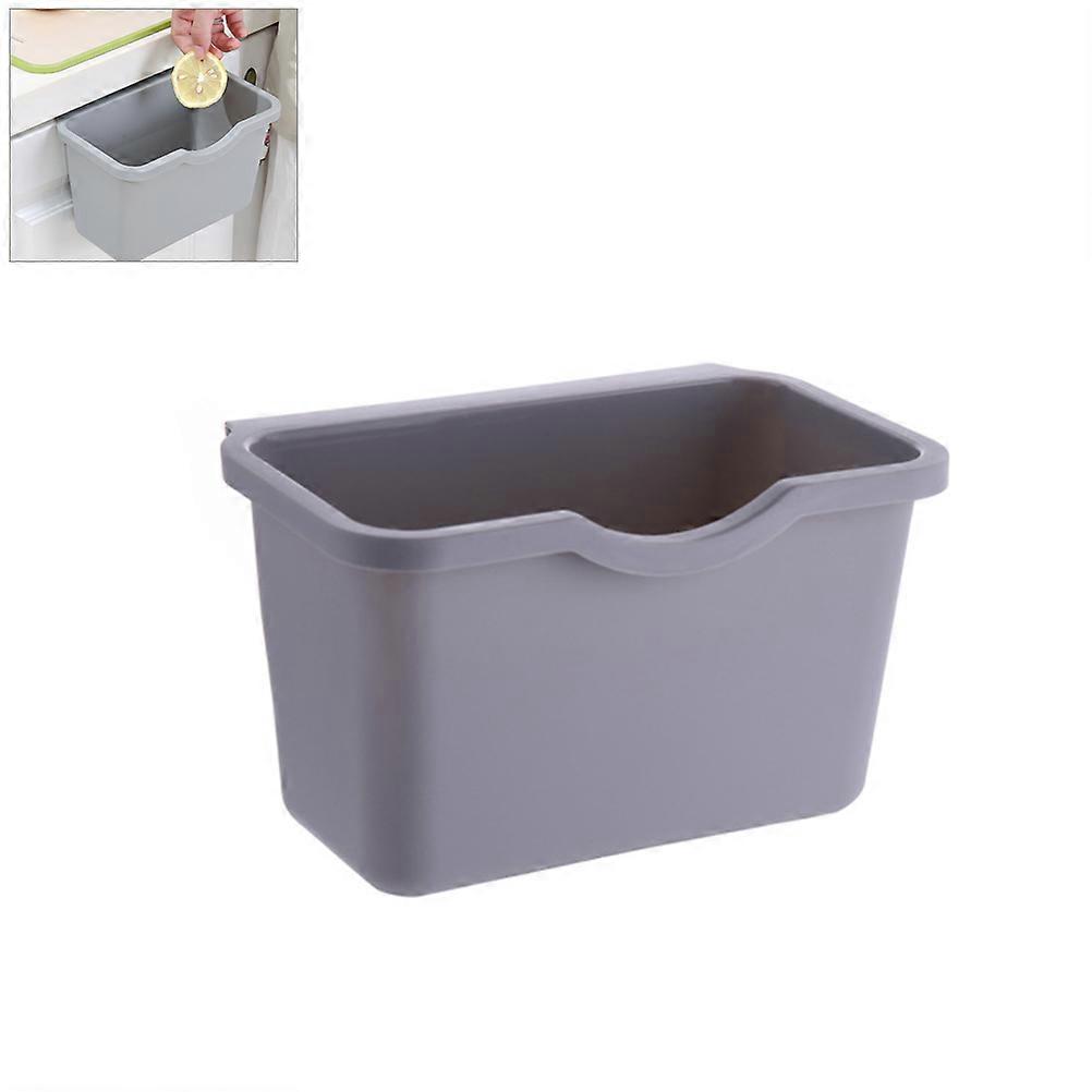 Kitchen Cabinet Door Plastic Basket Hanging Trash Can Waste Bin Garbage Bin Box