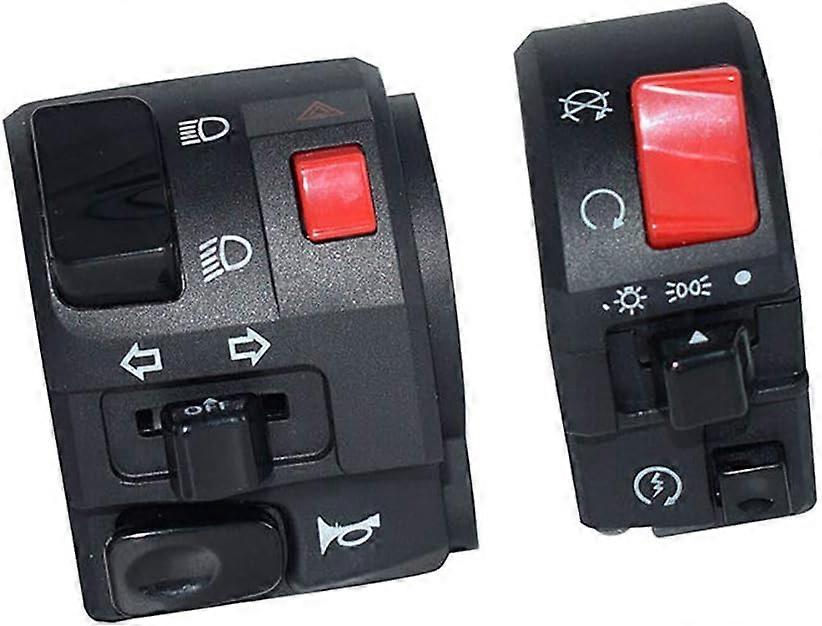 TCGG-1 Pair Motorcycle Handlebar Switch Controller Turn Signal Horn Start Button