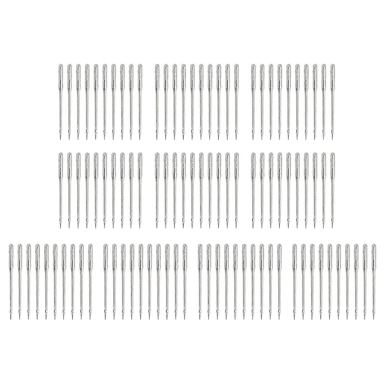 100 db varrótű hordozható háztartási régimódi fém varrógép NeedleHAx1-110/18