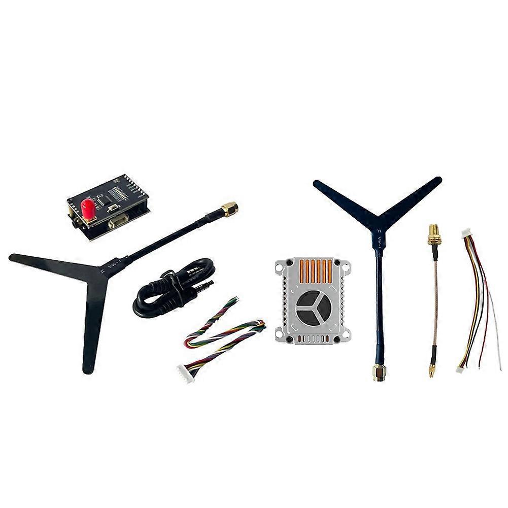1.2G 2W VTX&1.2G 1.3G VRX 9 Channels FPV Video Transmitter Receiver for FPV Long Range Racing Drone