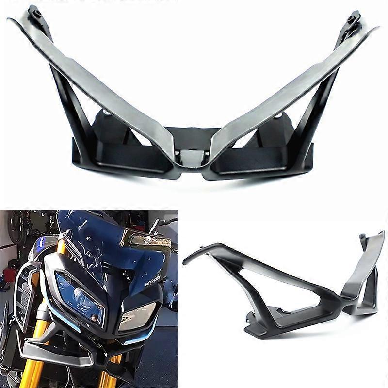 For Yamaha MT-09 17-20 years modified front spoiler, beak under the beak of the deflector pneumatic wing fittings